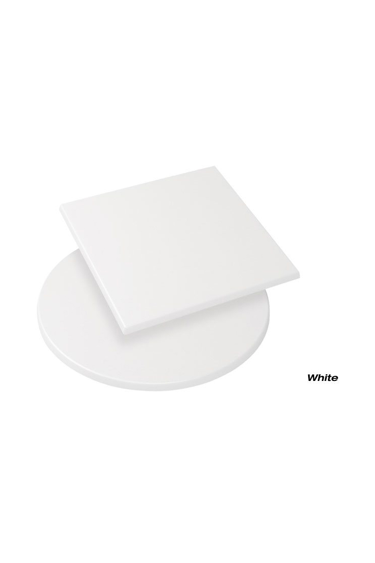 White Werzalit Resin Table Top